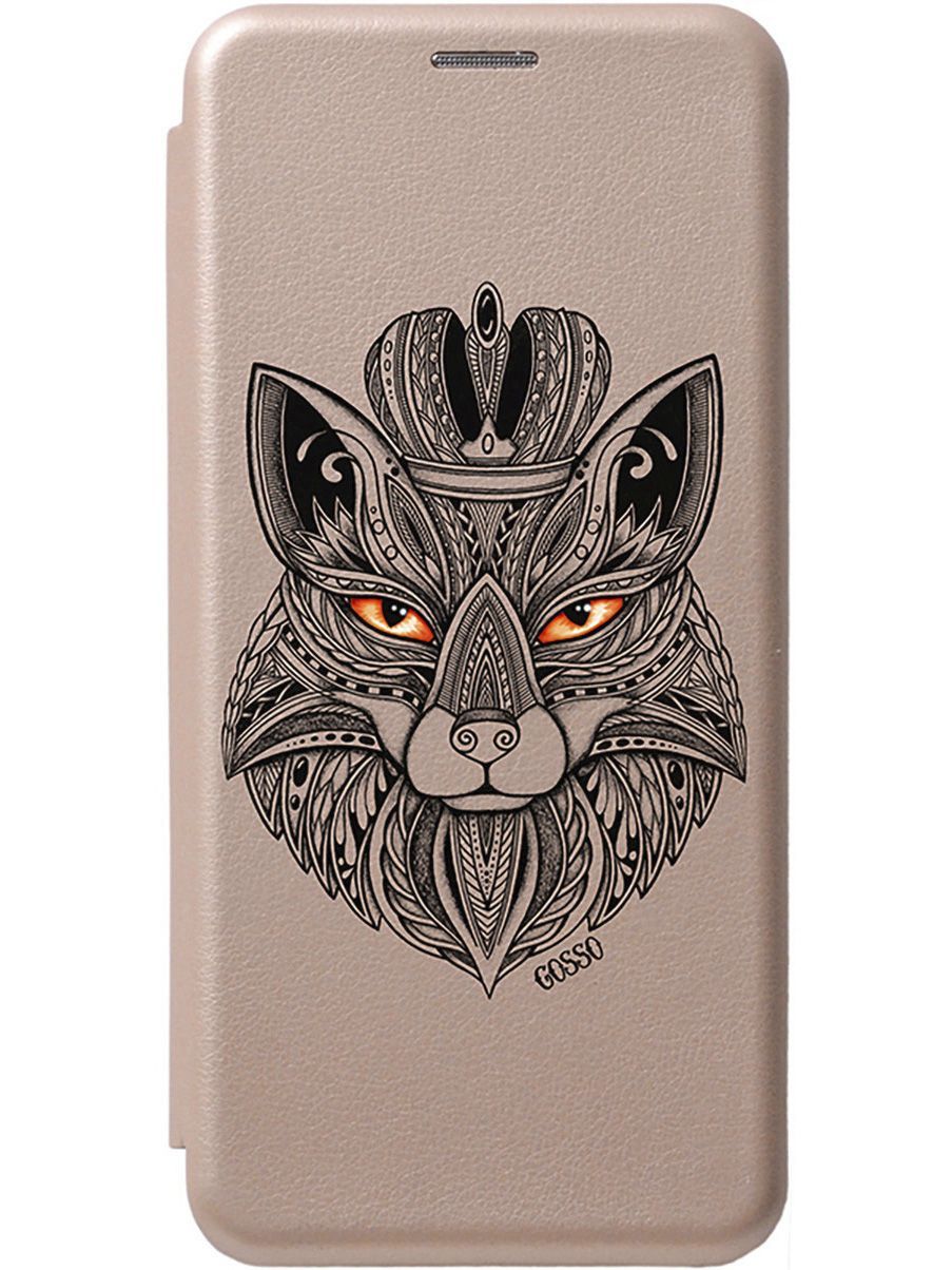 

Чехол-книжка на Honor 9A с 3D принтом "Fox Queen" золотой, Золотистый;желтый, 469