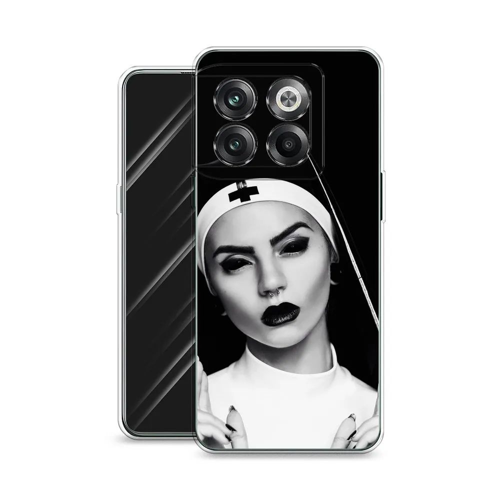 

Чехол Awog на OnePlus 10T / ВанПлас 10T "Черная монашка", Разноцветный, 153150-9