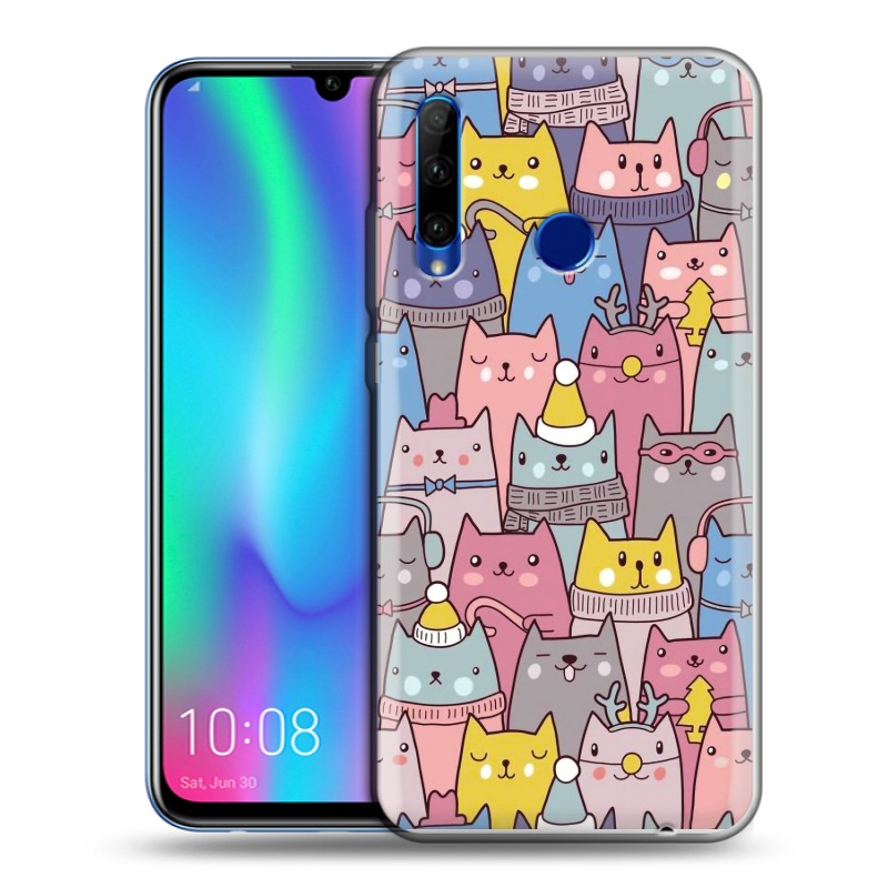 

Чехол для Honor 20e с рисунком и защитой камеры, 68410