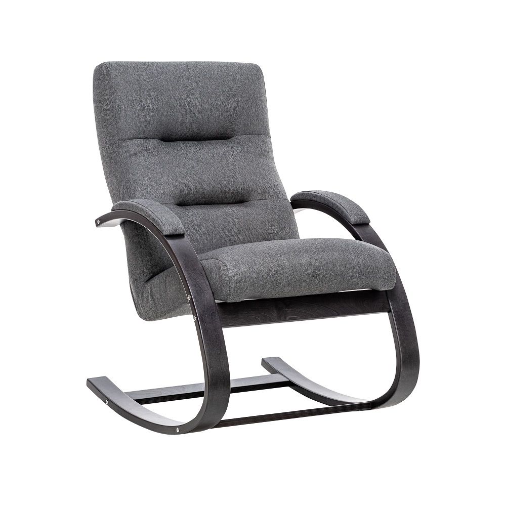 Кресло-качалка Leset Милано 2 штуки Венге текстура рогожка Malmo 95