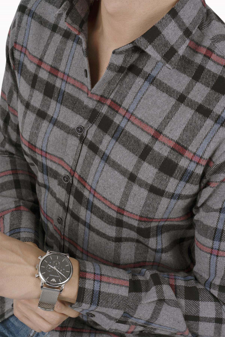 

Рубашка мужская Etikmen 182 серая S (доставка из-за рубежа), Серый, 182