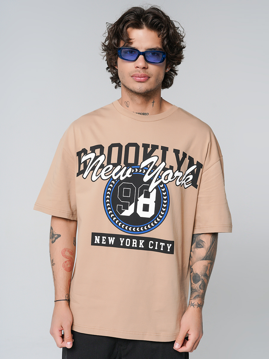 

Футболка мужская ТВОЕ 90569 бежевая XXL, 90569