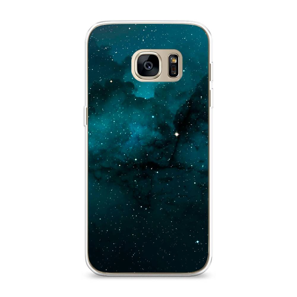 

Чехол на Samsung Galaxy S7 edge "Синий космос", 24650-2