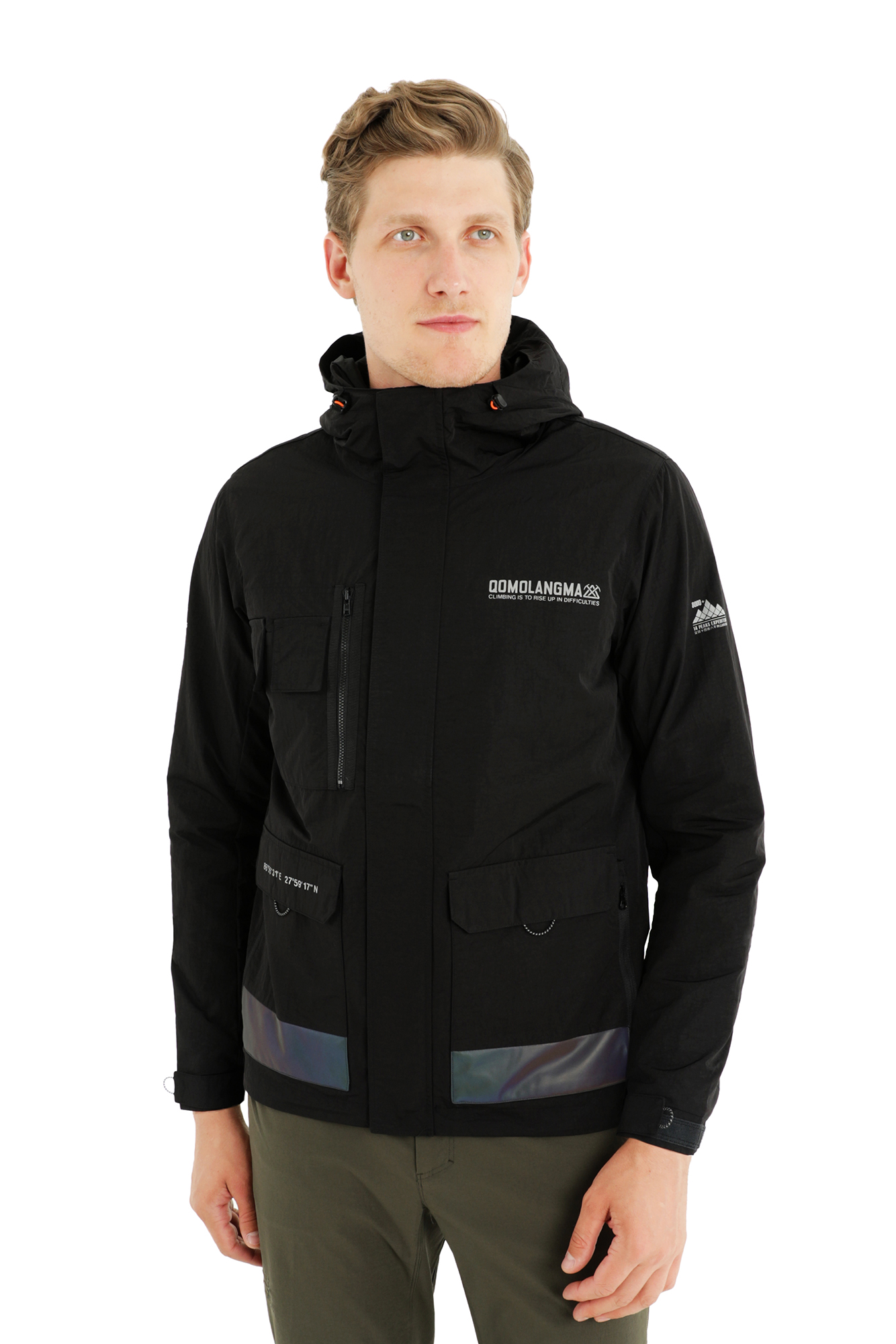 Куртка мужская Kailas Long Hooded Windproof черная XL