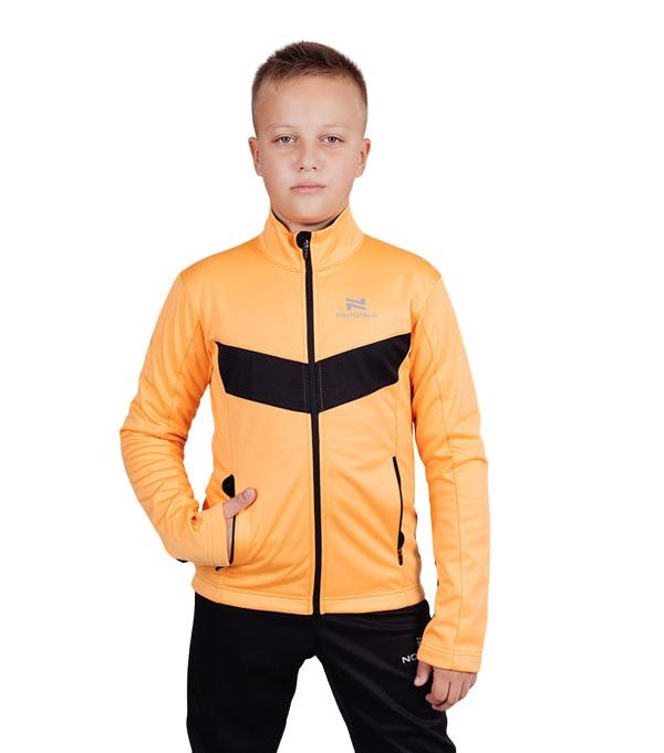 Куртка Беговая Детская Nordski Jr.base Orange/Black (Рост:164)