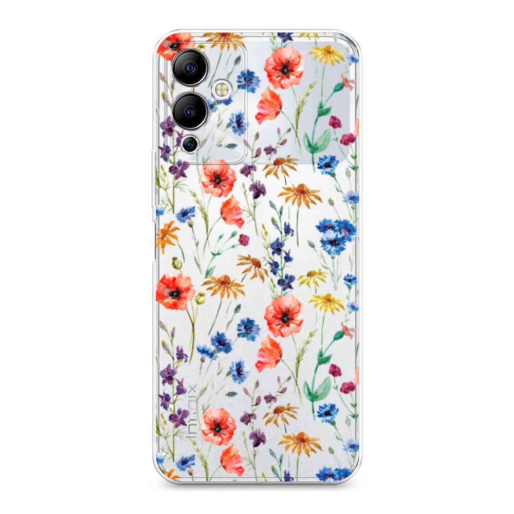 

Чехол Awog "Маки и васильки фон" для Infinix Note 12i, 3102050-8