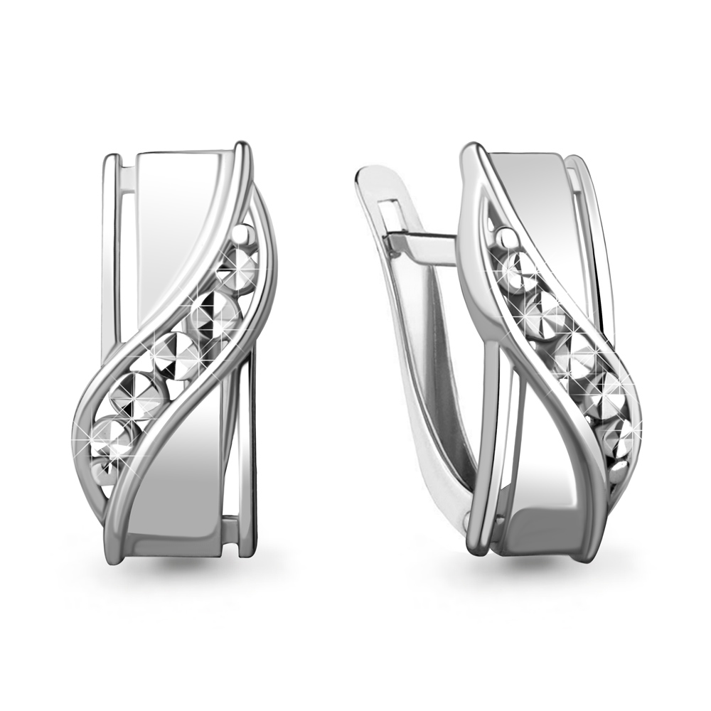 

Серьги из серебра Aquamarine Aquamarine 34042_925_р, 34042_925_р