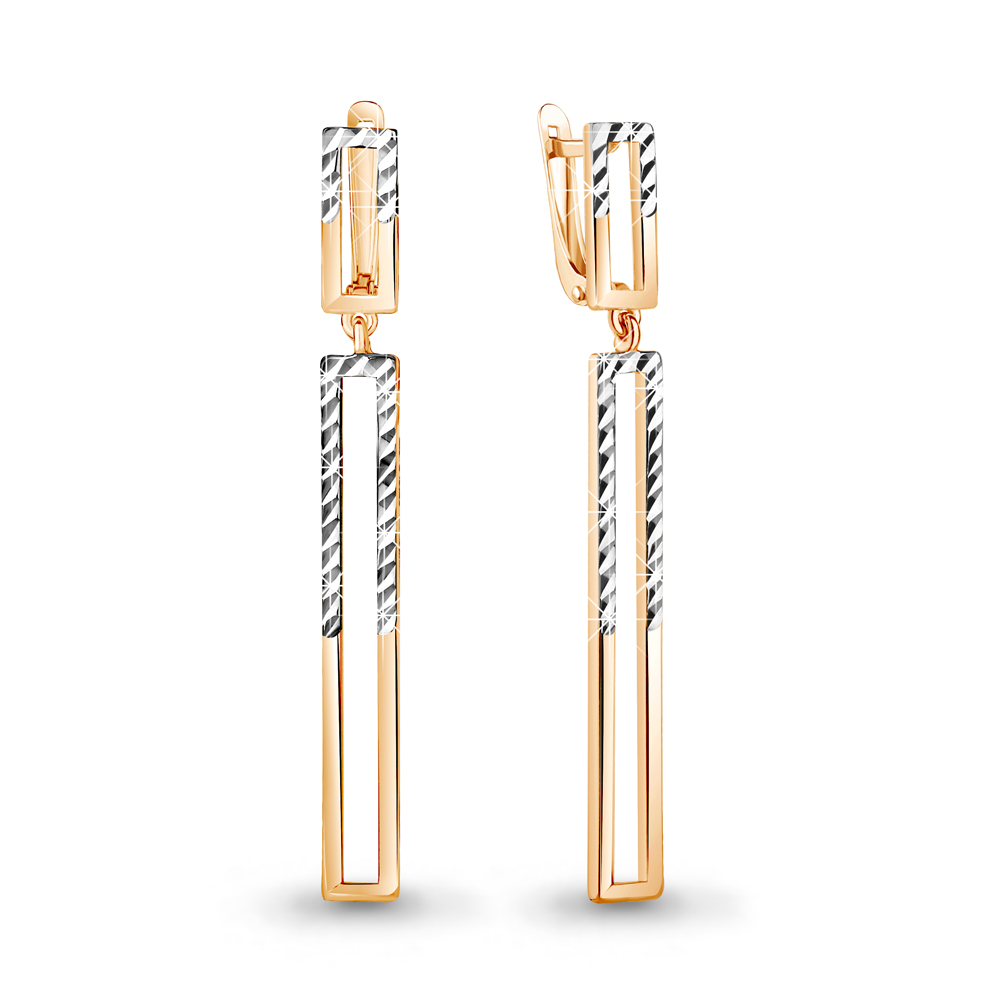 

Серьги из серебра Aquamarine Aquamarine 34033_925_з, 34033_925_з