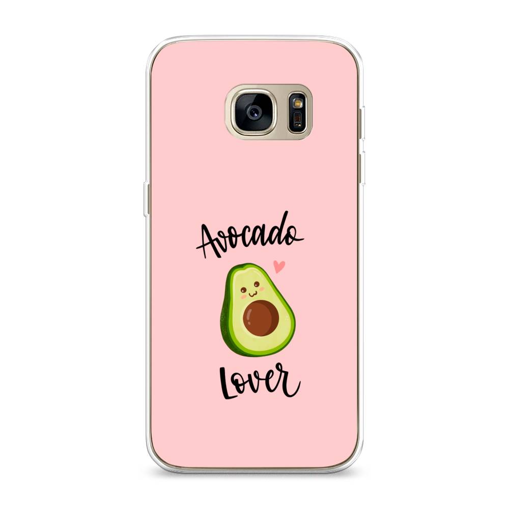 

Чехол на Samsung Galaxy S7 edge "Avocado lover", Розовый;зеленый, 24650-6
