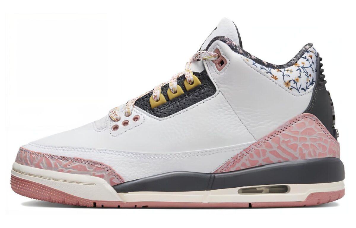 

Кеды унисекс Jordan Air Jordan 3 Vintage Floral белые 40 EU, Белый, Air Jordan 3 Vintage Floral