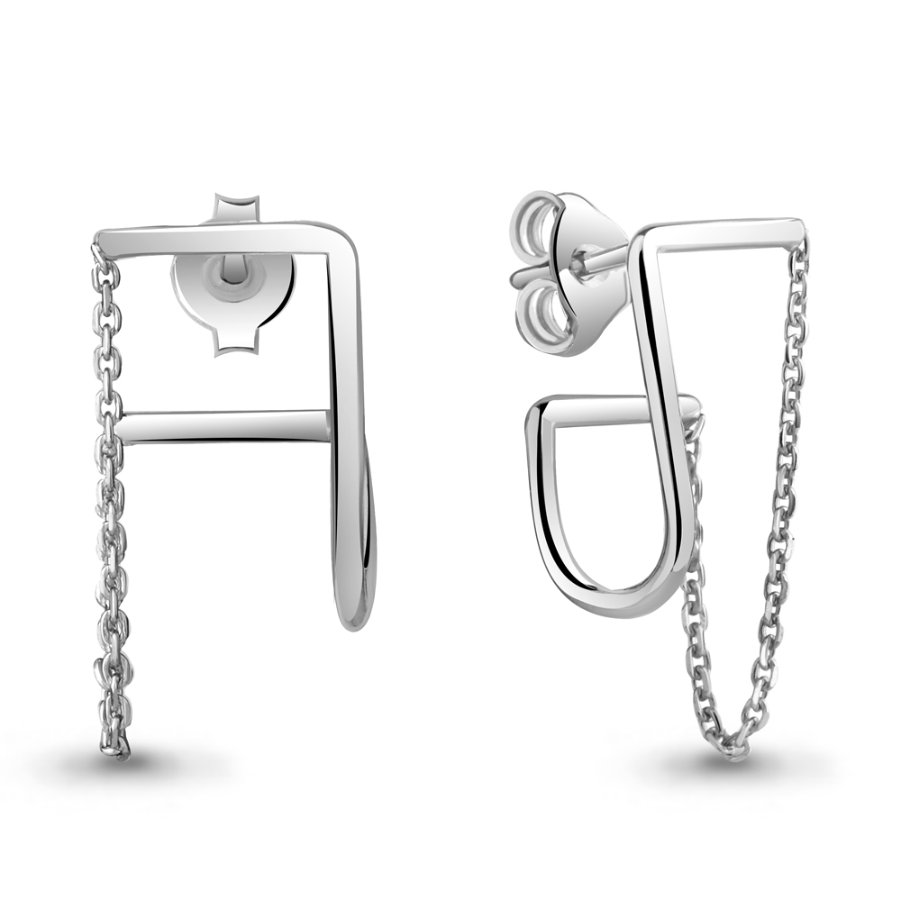 

Серьги из серебра Aquamarine Aquamarine 34013_925_р, 34013_925_р