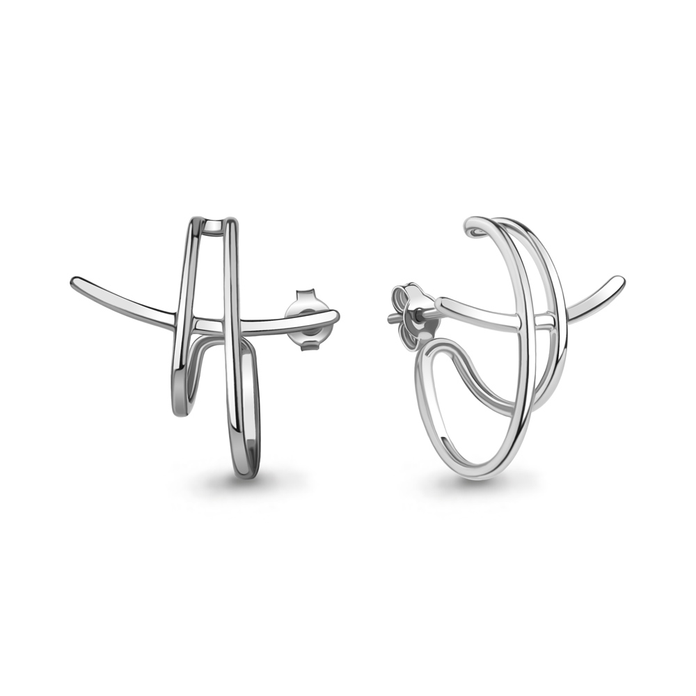 

Серьги из серебра Aquamarine Aquamarine 34007_925_р, 34007_925_р