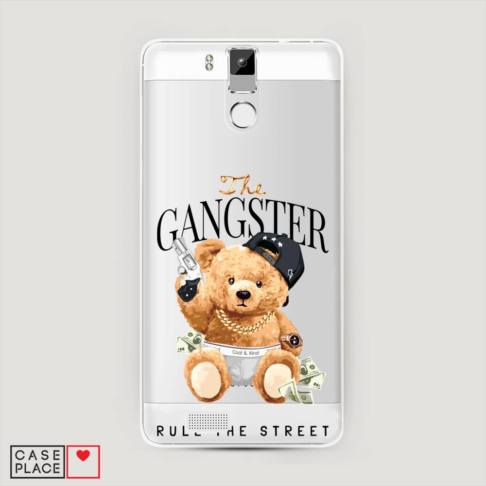 

Чехол на Oukitel K6000 Pro "The Gangster", Бежевый;серый;черный, 230150-6