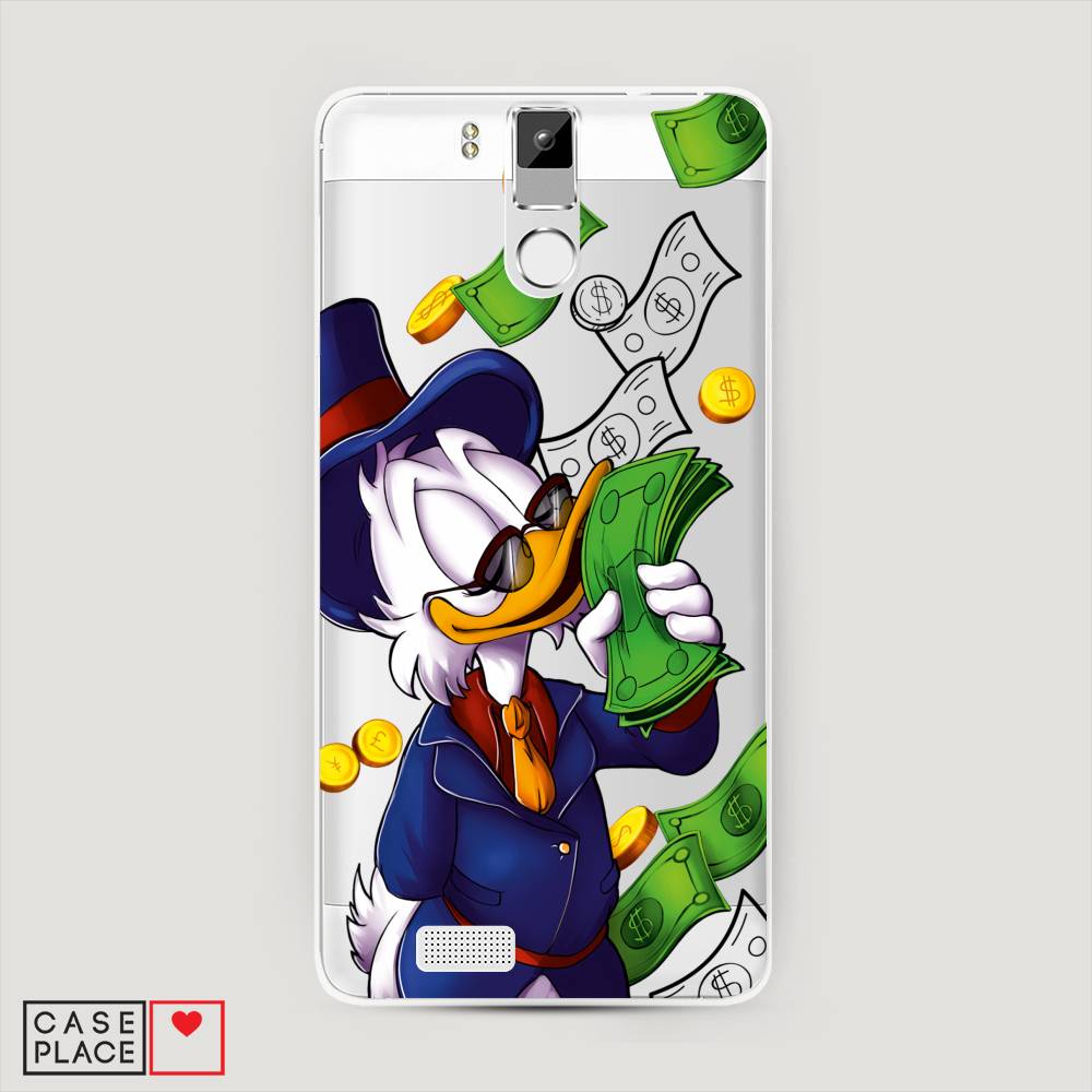 

Чехол на Oukitel K6000 Pro "Scrooge McDuck with Money", Синий;зеленый;белый, 230150-6