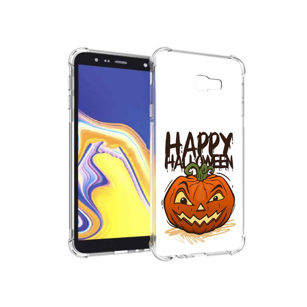 

Чехол MyPads Tocco для Samsung Galaxy J4+ (2018) Хэллоуин счастливый (PT118081.545.195), Прозрачный, Tocco