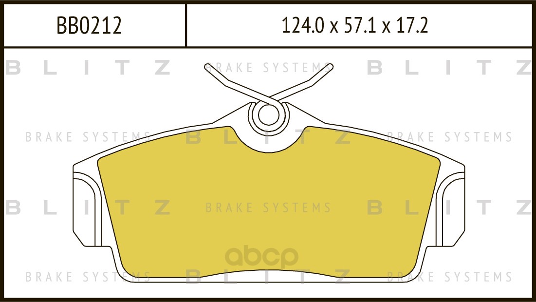 

Тормозные колодки BLITZ передние для Nissan Primera 1.6i-2.0i/2.0TD & 16V 96-02 BB0212