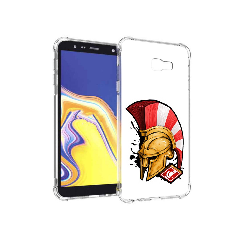 

Чехол MyPads Tocco для Samsung Galaxy J4+ (2018) ФК спартак шлем (PT118081.545.185), Прозрачный, Tocco