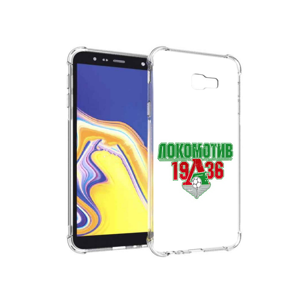 

Чехол MyPads Tocco для Samsung Galaxy J4+ (2018) ФК локомотив 1936 (PT118081.545.182), Прозрачный, Tocco