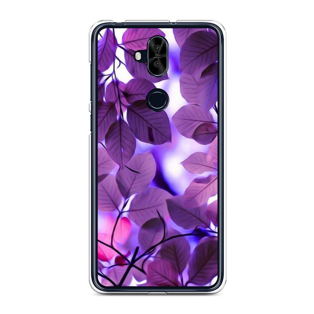 

Чехол для Asus Zenfone 5 Lite (ZC600KL) "Сиреневые листики", 43150-2