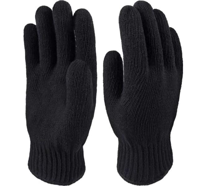 Двойные трикотажные перчатки СПЕЦ-SB черные 3.1220.045 трикотажные двойные перчатки спец sb