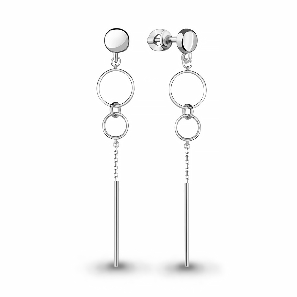 

Серьги из серебра Aquamarine Aquamarine 33887_925_р, 33887_925_р
