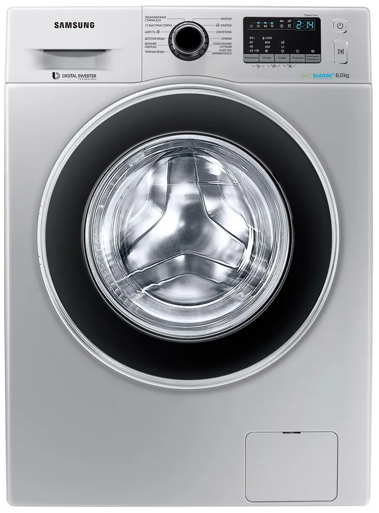 

Стиральная машина Samsung WW60J4210HSOLD, серебристый, WW60J4210HSOLD