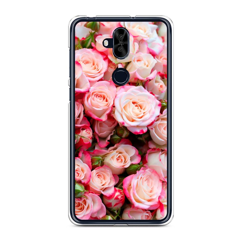 

Чехол для Asus Zenfone 5 Lite (ZC600KL) "Много роз", 43150-2