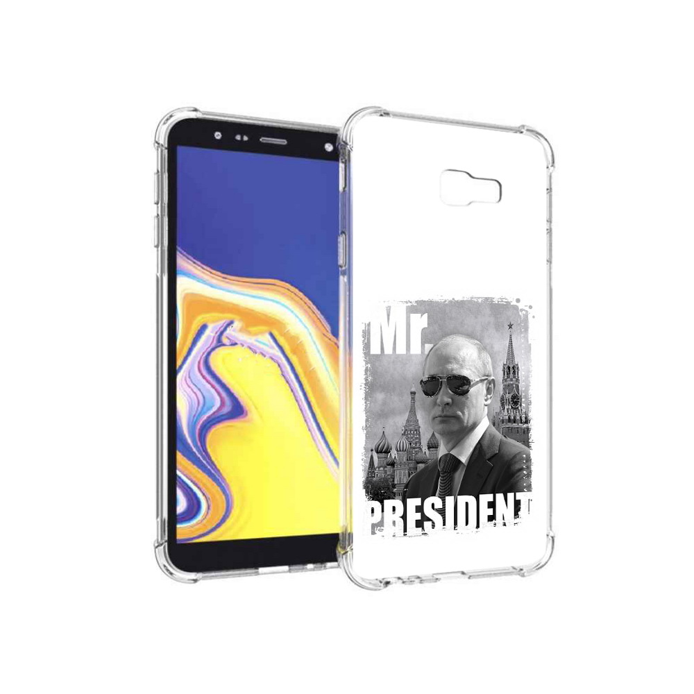 

Чехол MyPads Tocco для Samsung Galaxy J4+ (2018) Путин (PT118081.545.141), Прозрачный, Tocco