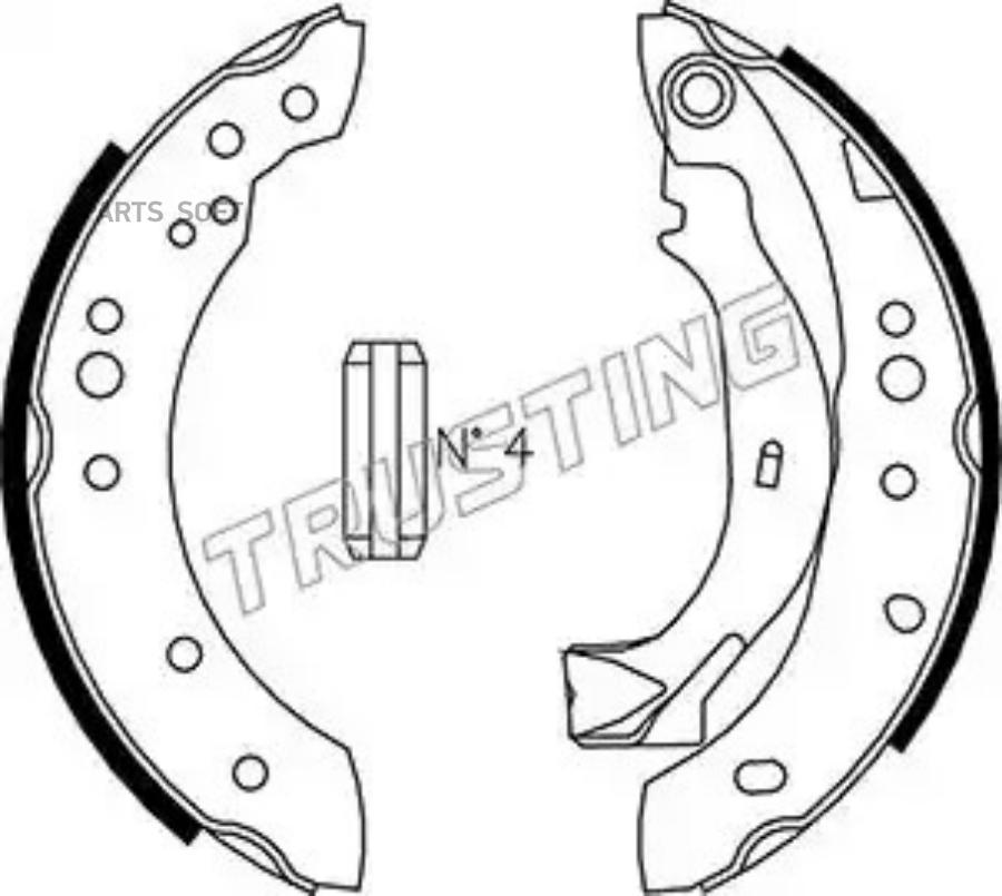 

Тормозные колодки TRUSTING 22036