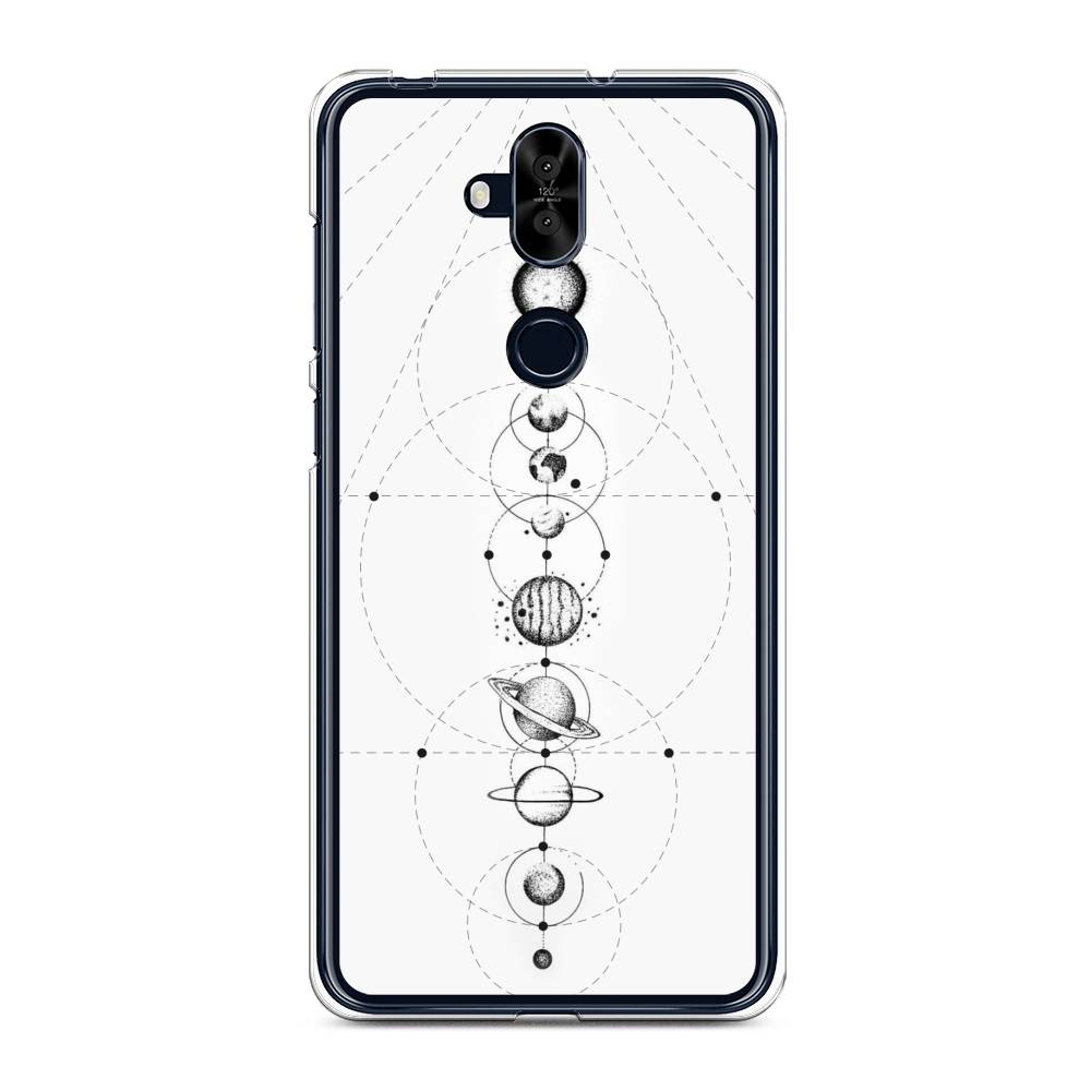 

Чехол для Asus Zenfone 5 Lite (ZC600KL) "Парад планет", 43150-2