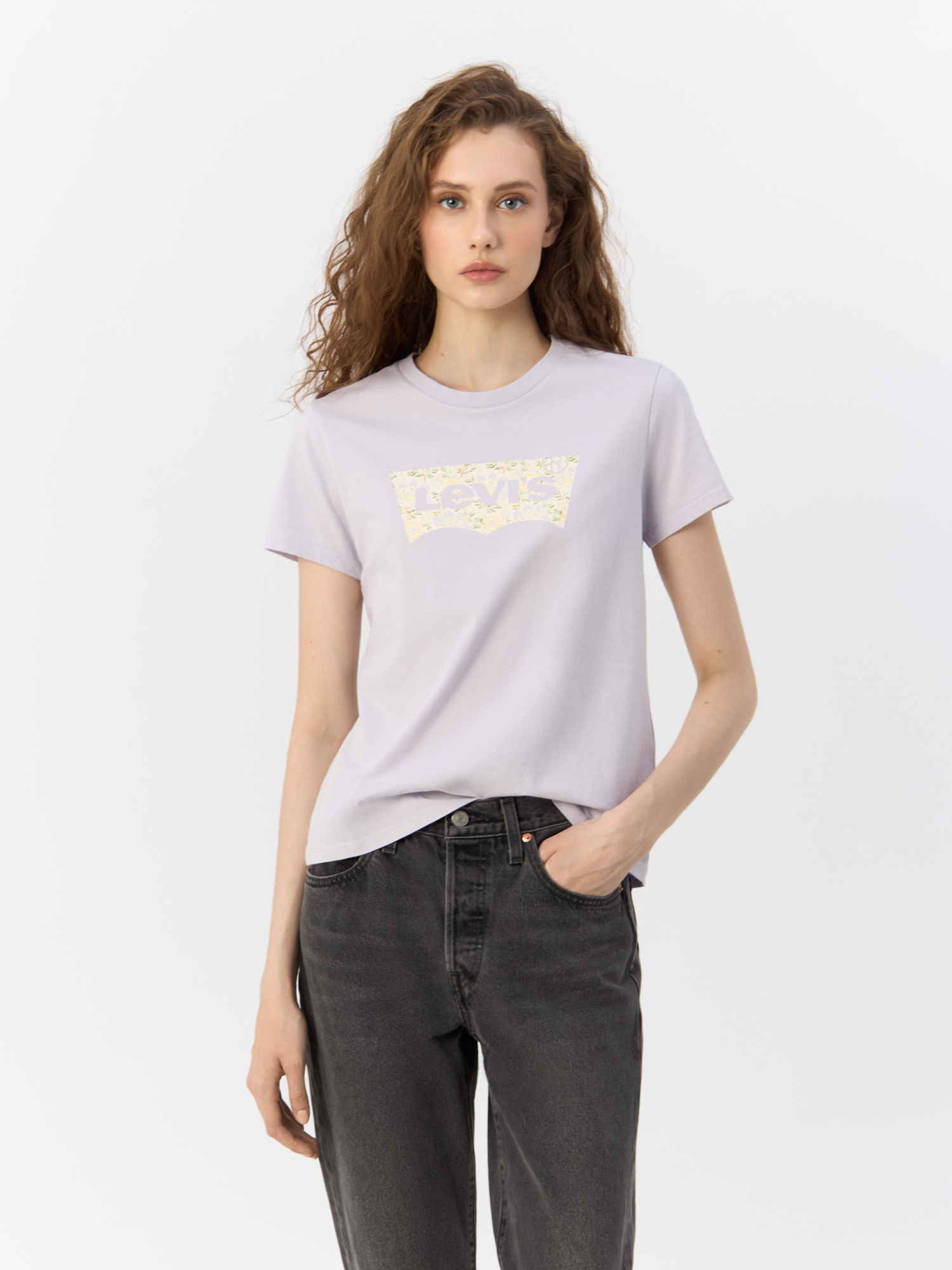 

Футболка женская Levi's синяя 17369-2756 M, Фиолетовый, The Perfect Tee
