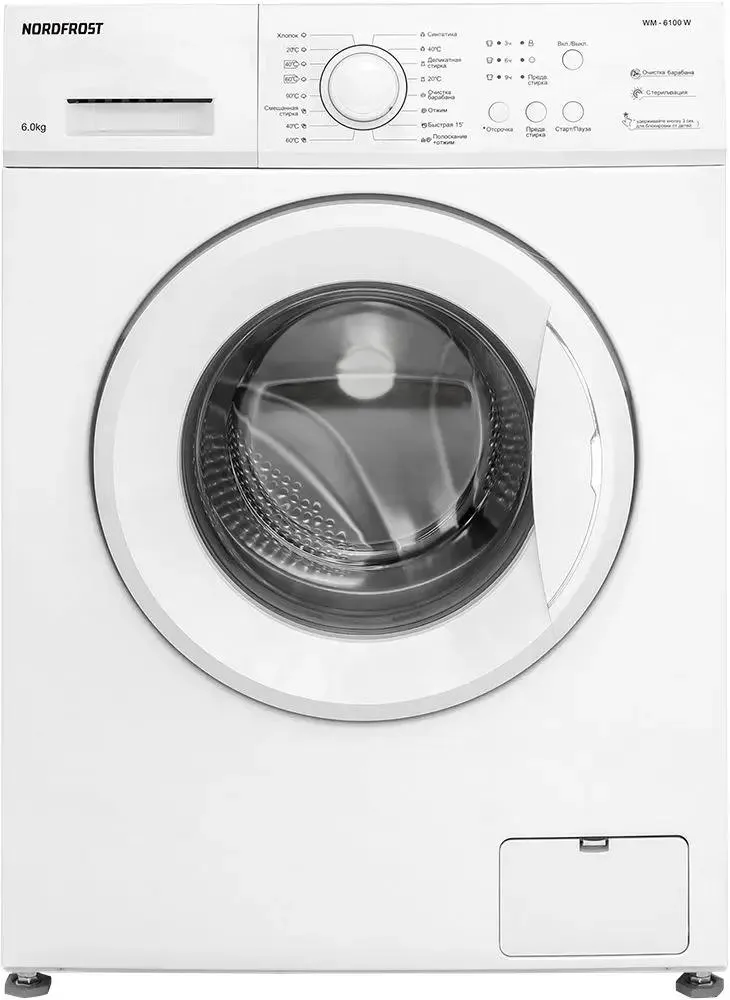 

Стиральная машина Nordfrost WM2 6100 W, белый, WM2 6100 W