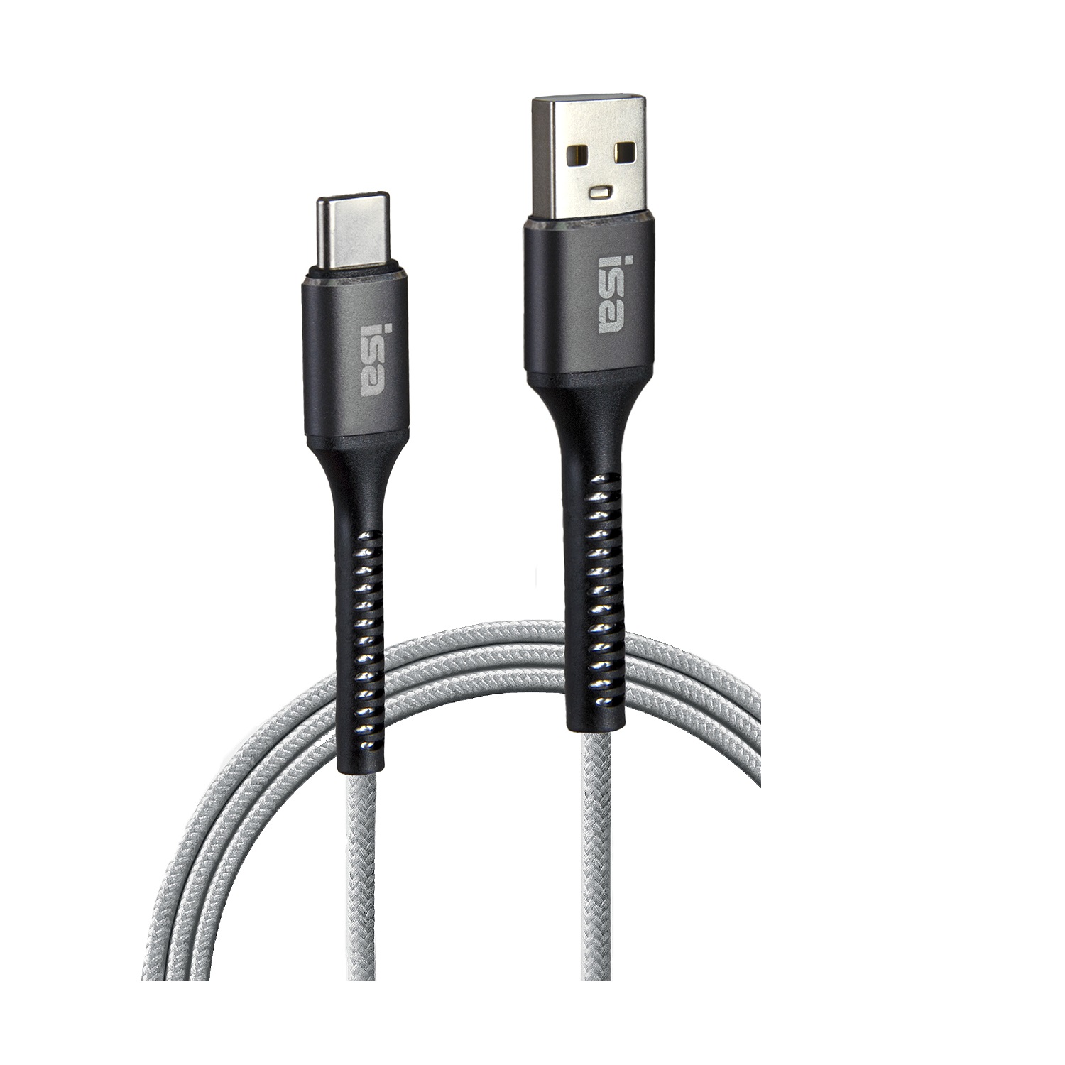 Кабель USB Type-C 1m 5V 2A BX-6 ISA серый (IS111897)