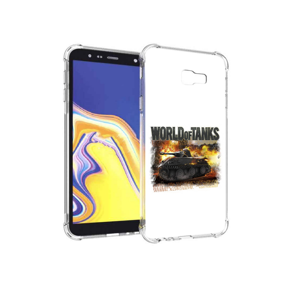 

Чехол MyPads Tocco для Samsung Galaxy J4+ (2018) Мир танков-2 (PT118081.545.118), Прозрачный, Tocco