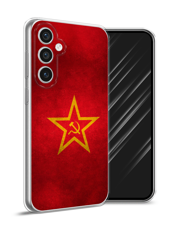 

Чехол Awog на Samsung Galaxy S23 FE 5G "Красное знамя", Желтый;красный, 2108450-1