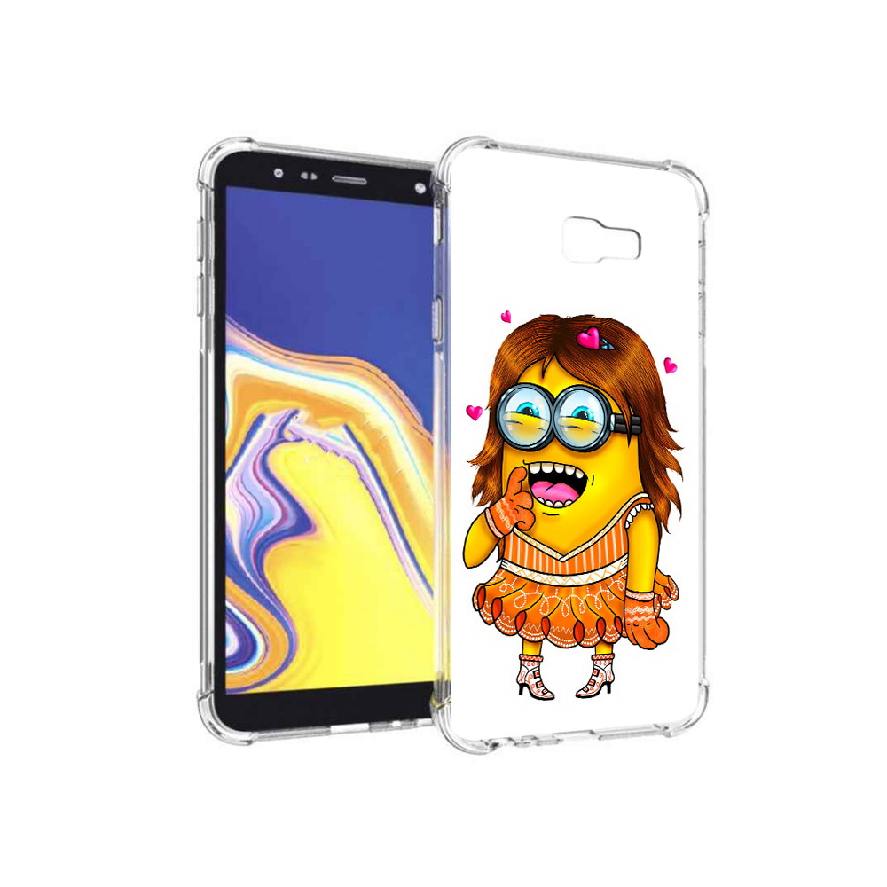 

Чехол MyPads Tocco для Samsung Galaxy J4+ (2018) Миньон девочка (PT118081.545.116), Прозрачный, Tocco
