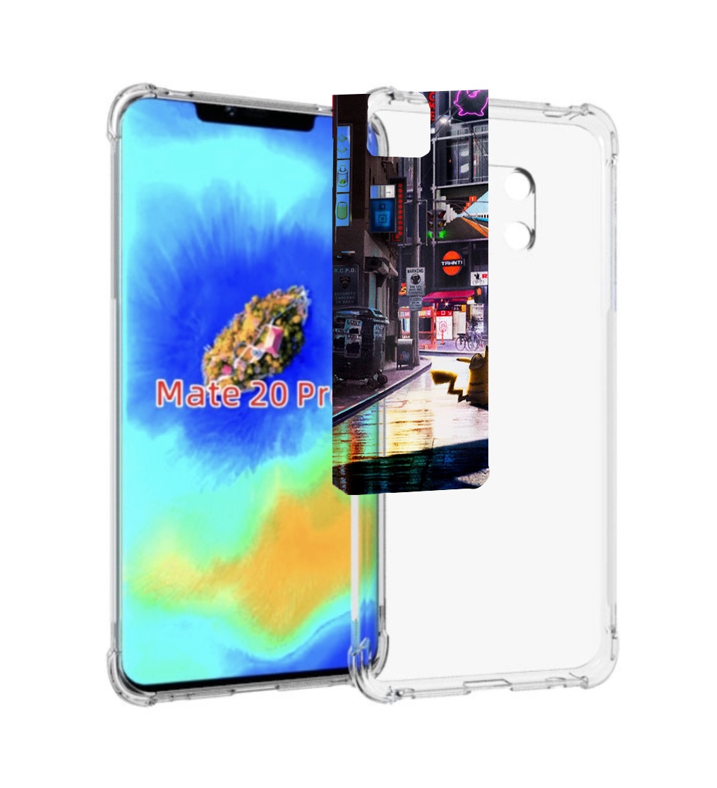 

Чехол MyPads Пикачу-в-городе для Huawei Mate 20 Pro/Mate 20 RS 6.39, Прозрачный, Tocco