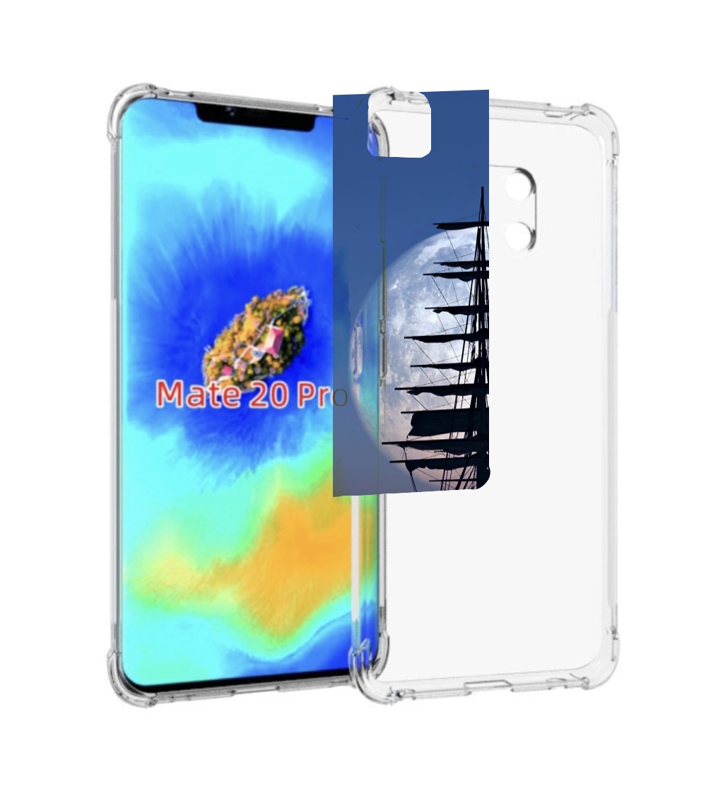 

Чехол MyPads Парус-в-море для Huawei Mate 20 Pro/Mate 20 RS 6.39, Прозрачный, Tocco