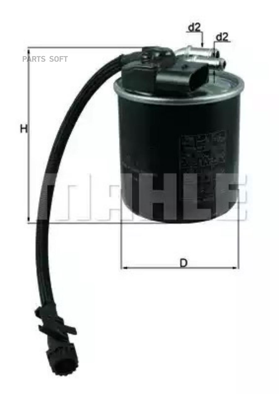 

Фильтр топливный Mahle/Knecht KL912, KL912