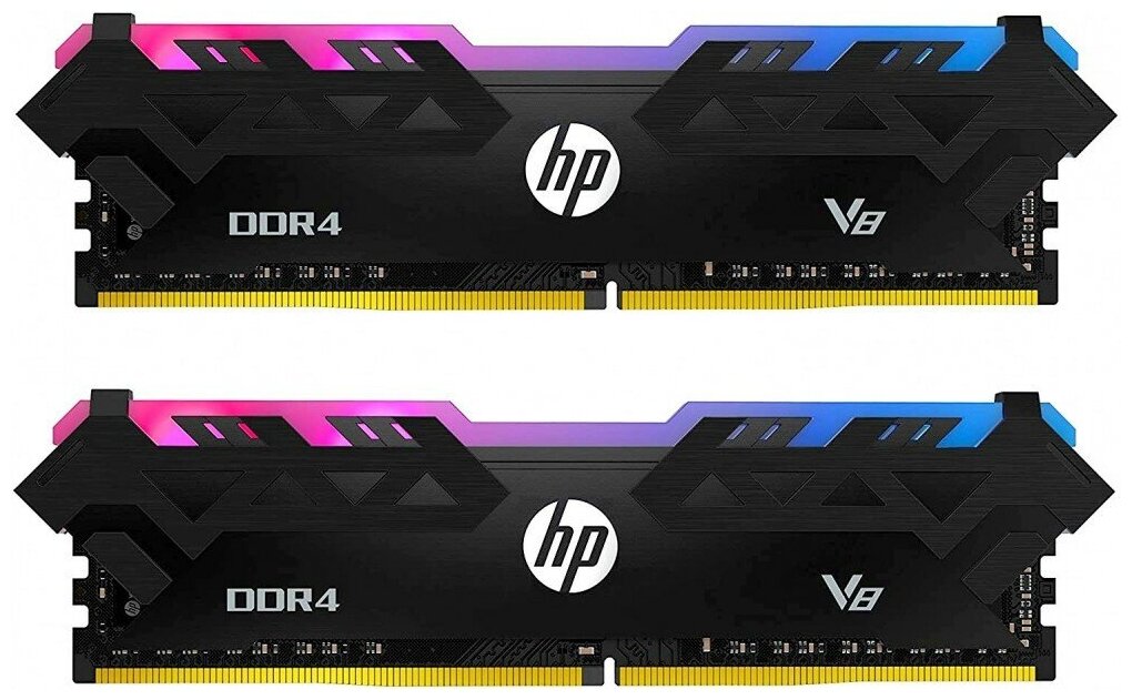 Оперативная память HP V8 RGB 32Gb DDR4 3200MHz (8MG03AA) (2x16Gb KIT)