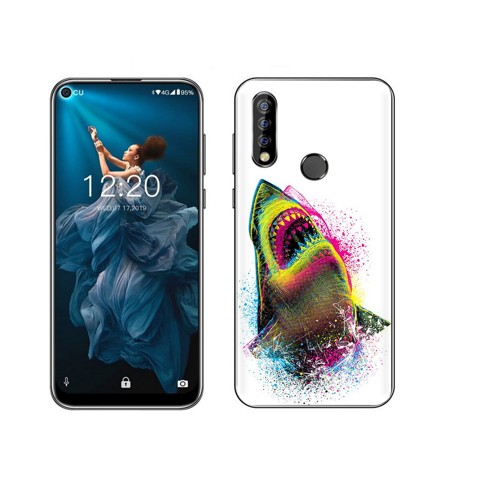 

Чехол MyPads Tocco для Oukitel C17 Pro челюсти-2, Прозрачный, Tocco