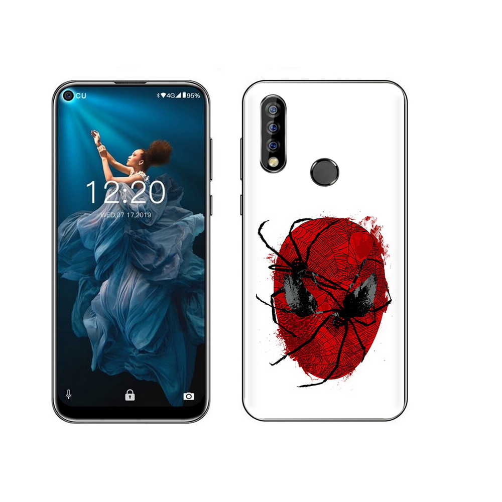 

Чехол MyPads Tocco для Oukitel C17 Pro человек паук, Прозрачный, Tocco