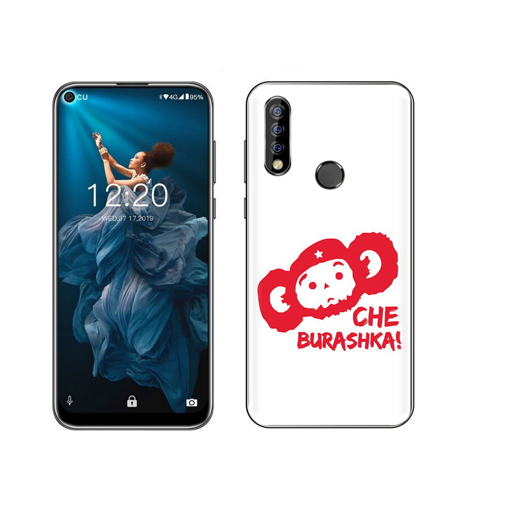 

Чехол MyPads Tocco для Oukitel C17 Pro чебурашка, Прозрачный, Tocco