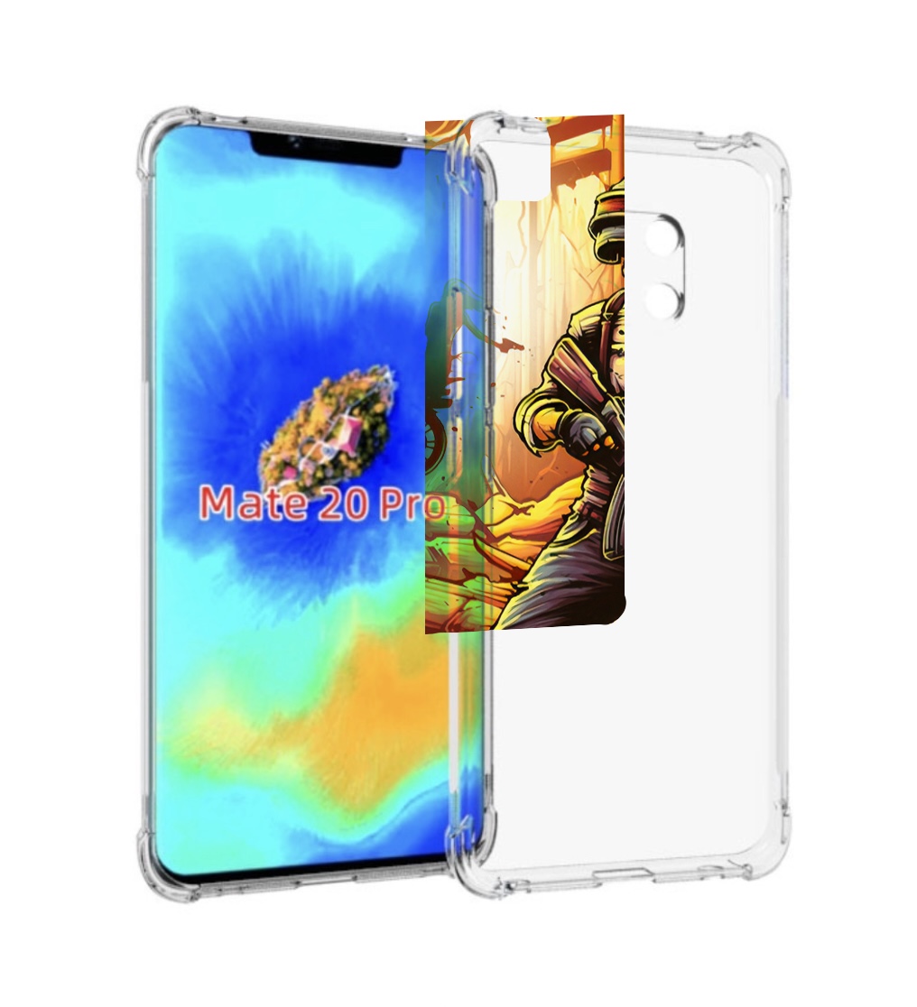 

Чехол MyPads Пабг для Huawei Mate 20 Pro/Mate 20 RS 6.39, Прозрачный, Tocco