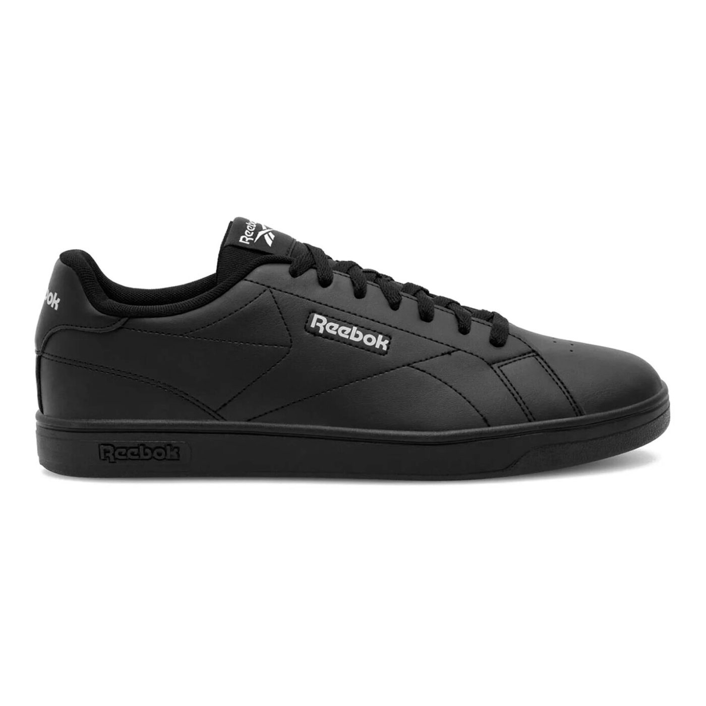 

Кеды мужские Reebok Court Clean 100074370 черные 44 EU, Черный, Court Clean