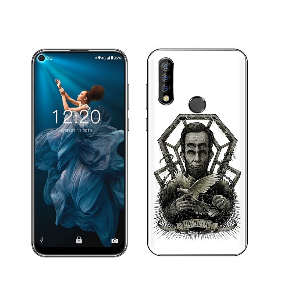

Чехол MyPads Tocco для Oukitel C17 Pro франклин абстракция, Прозрачный, Tocco