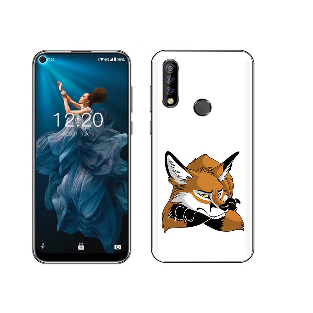 

Чехол MyPads Tocco для Oukitel C17 Pro фокс, Прозрачный, Tocco
