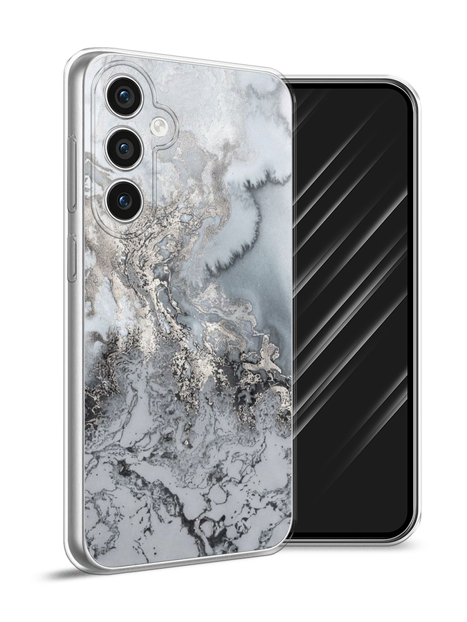

Чехол Awog на Samsung Galaxy S23 FE 5G "Морозная лавина серая", Серый;серебристый, 2108450-1