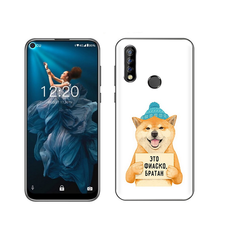 

Чехол MyPads Tocco для Oukitel C17 Pro фиаско, Прозрачный, Tocco