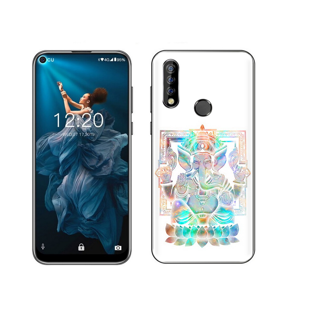 

Чехол MyPads Tocco для Oukitel C17 Pro умный слон, Прозрачный, Tocco